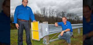 Joshua and Chris Harman, founders of SPIG Industry, with the SGET End Terminal